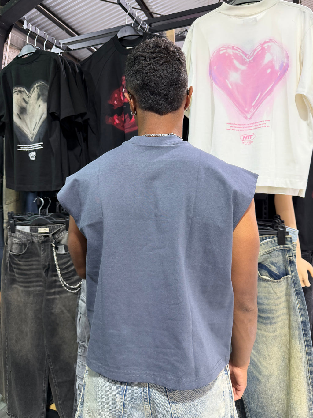 Polera Boxyfit Manga 0 "Silver Surfer"