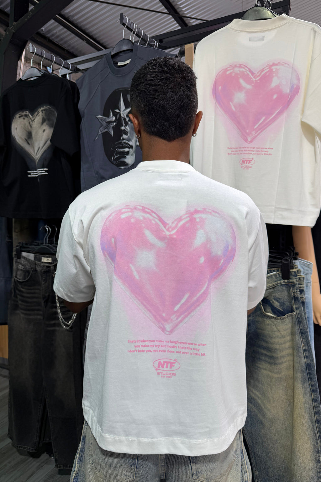 Polera Boxyfit "Trama Pink"