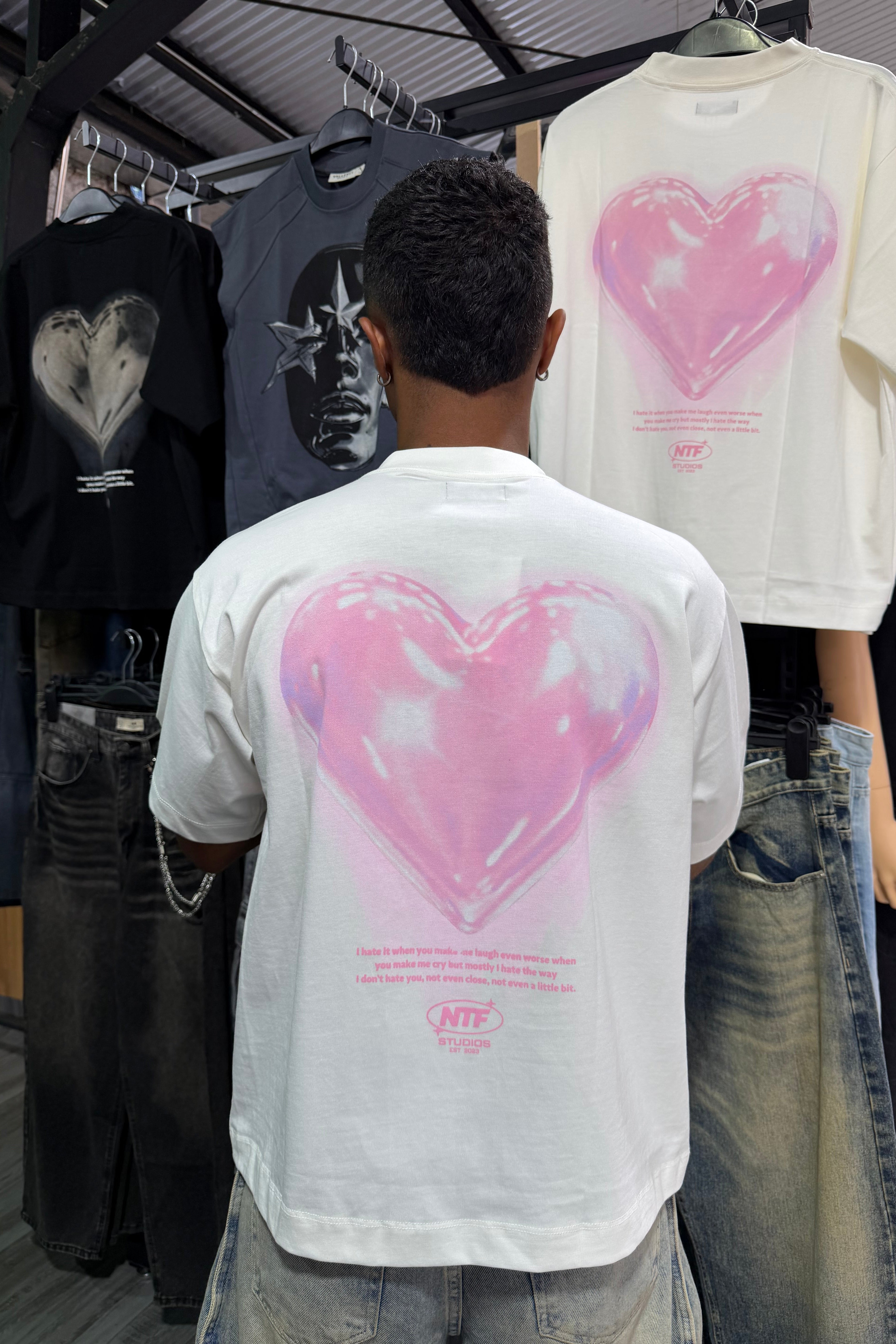 Polera Boxyfit "Trama Pink"