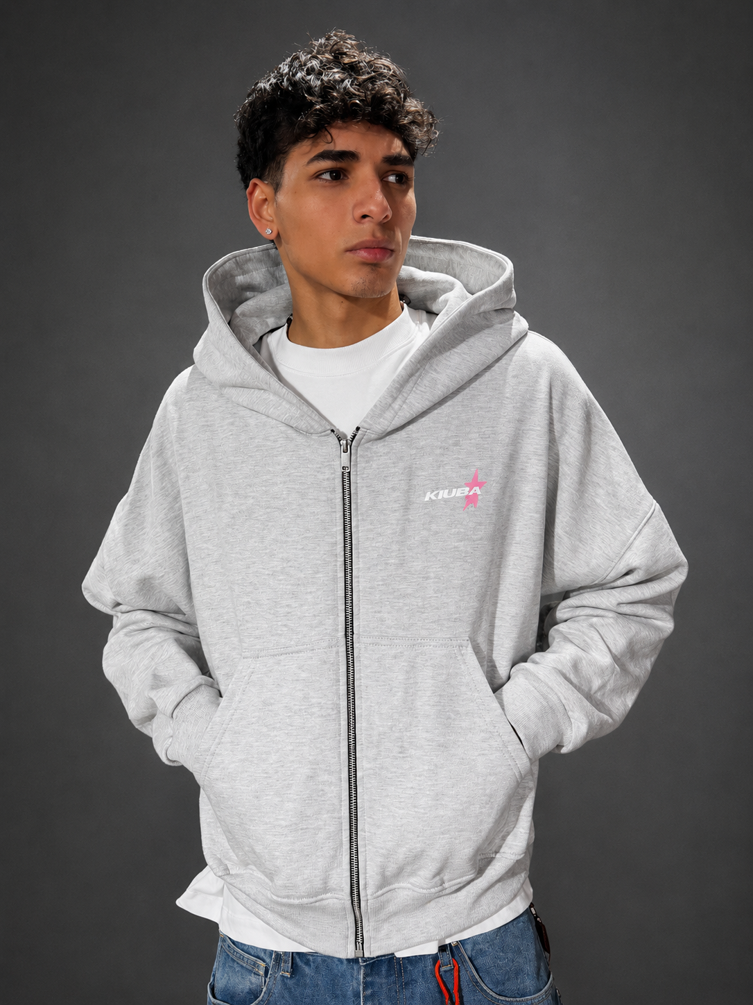 MELANGE VISION ZIPHOODIE