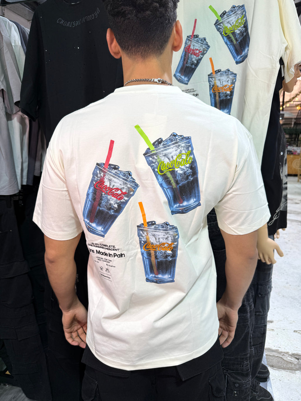 Polera "Coca Cola" Cream