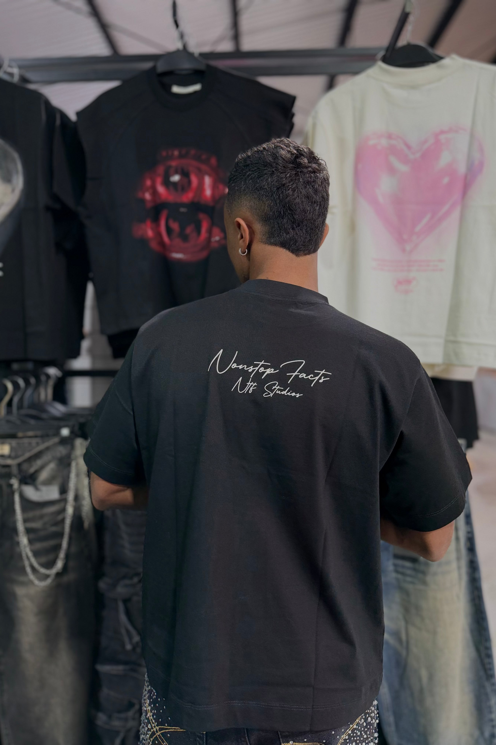 Polera BoxyFit CR7 Negra