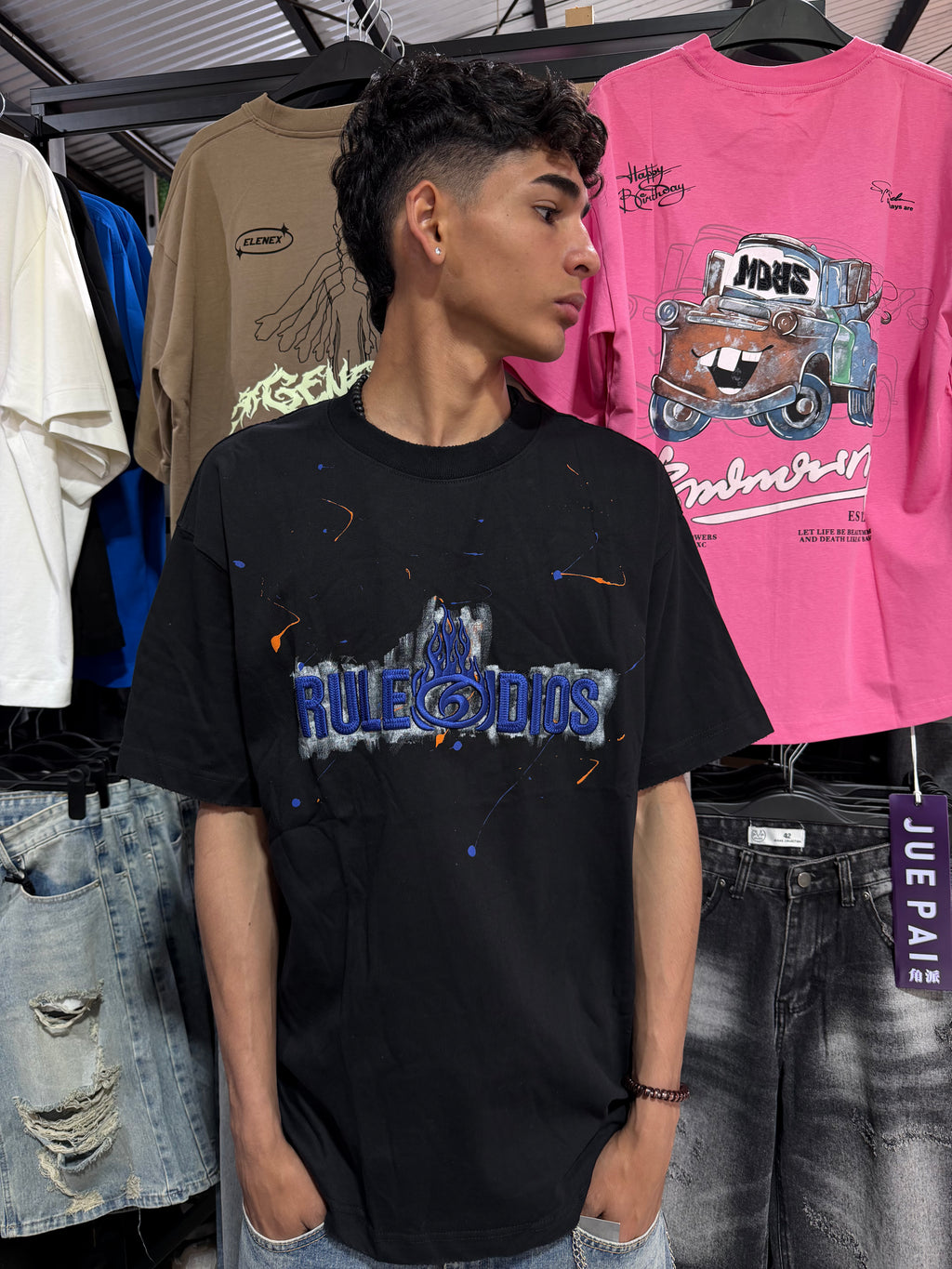 Polera Rule Dios Black