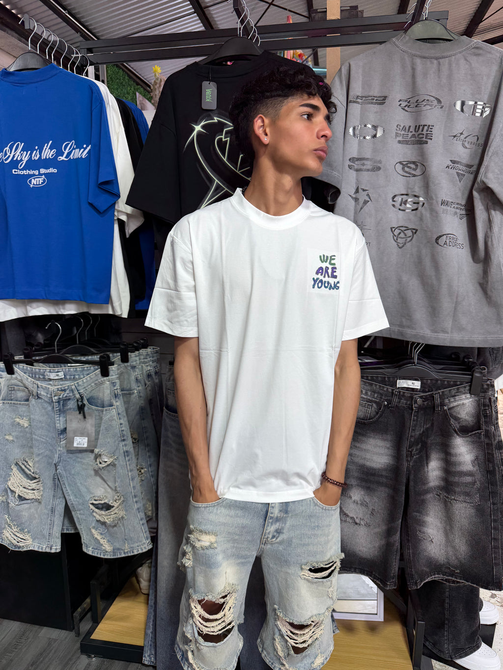 Polera We Are Young White