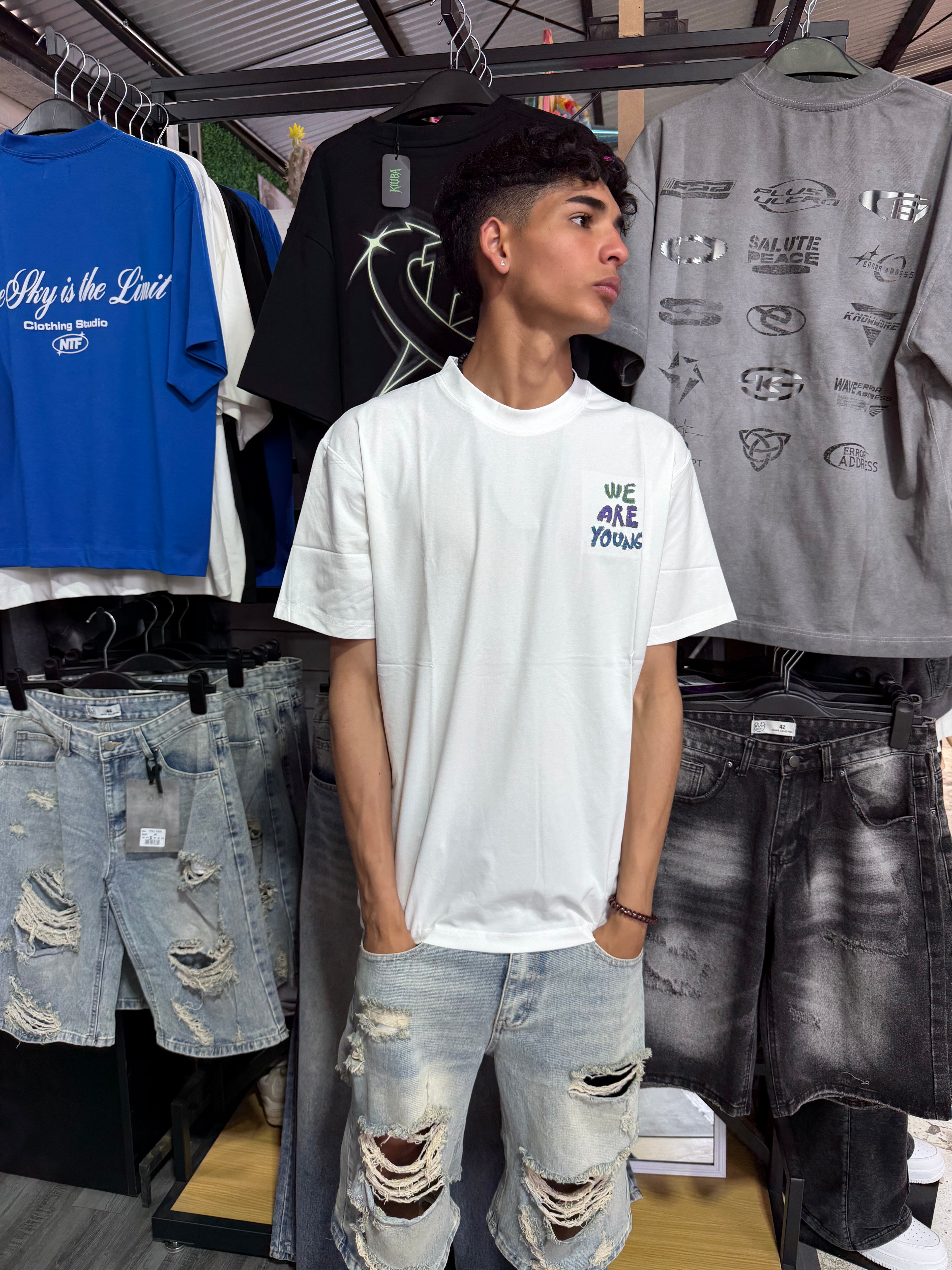 Polera We Are Young White