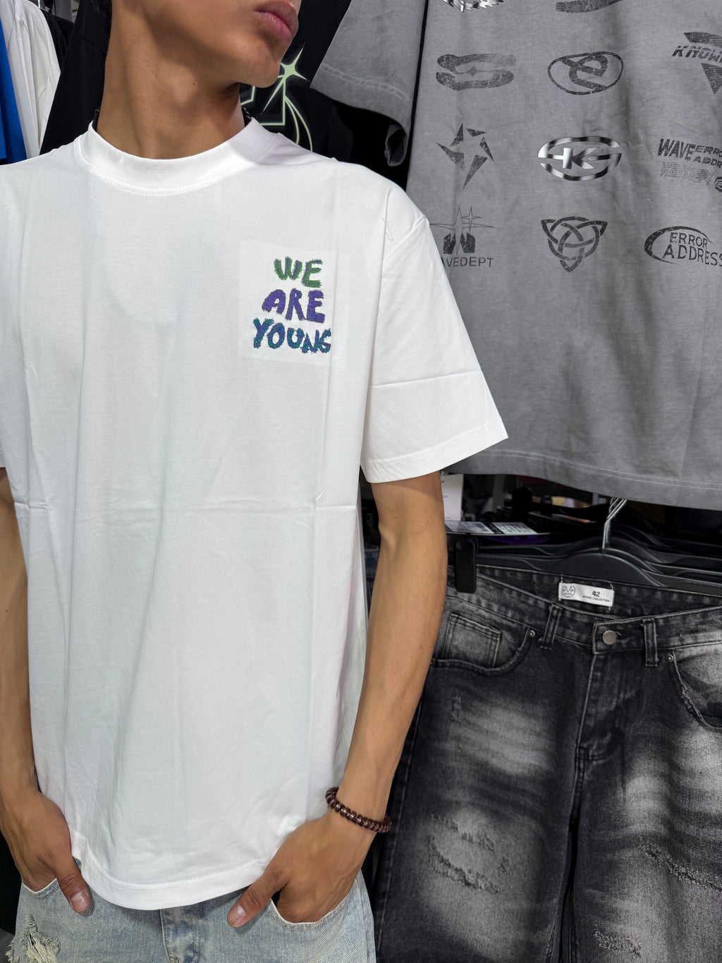 Polera We Are Young White