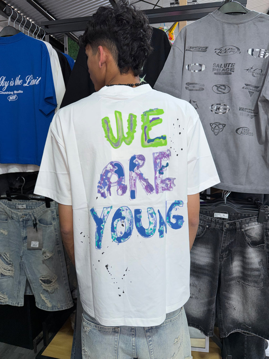 Polera We Are Young White
