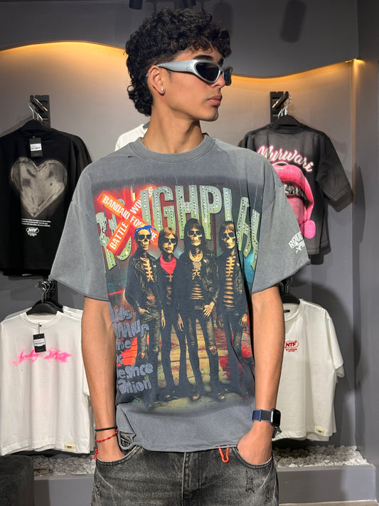 SKULL BAND RELAX TEE